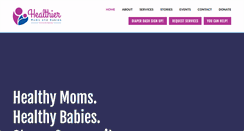 Desktop Screenshot of healthiermomsandbabies.org