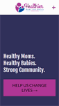 Mobile Screenshot of healthiermomsandbabies.org